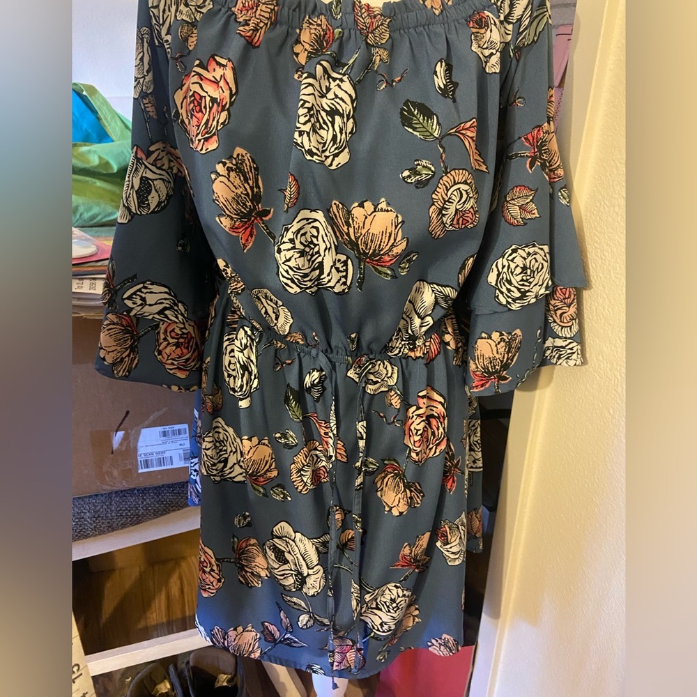 Mini floral dress